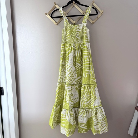 o.p.t Dresses & Skirts - O.P.T. Tropical Palm Tiered Maxi Dress - Size S